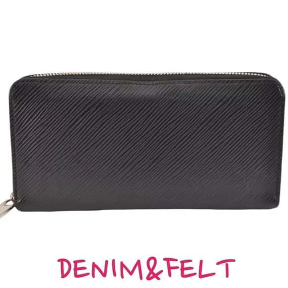 🩷Louis Vuitton Black/Pink Epi Zippy Long Wallet/Purse |PRELOVED | RARE!!🩷🖤🩷 - Picture 5 of 16
